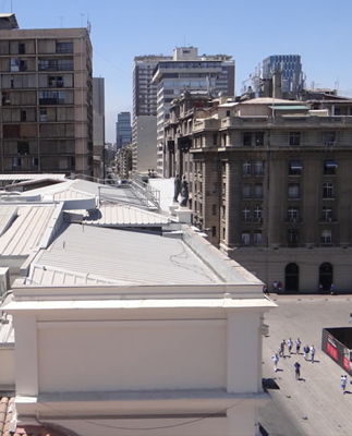 Cuatro vistas desde la torre del reloj