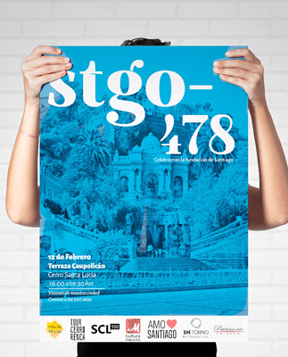 Celebremos los 478 años de la fundación de Santiago en el cerro Santa Lucía