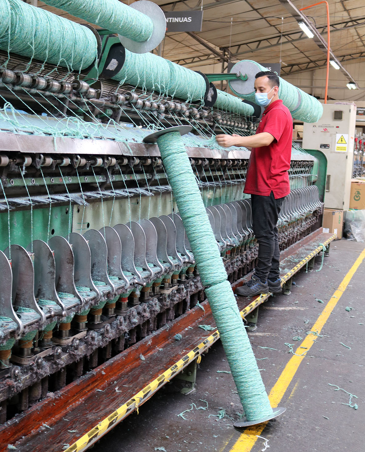 Ecocitex, la empresa que convierte el desecho textil en impresionantes hilados