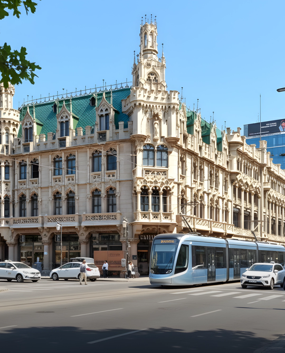 8 hitos destruidos en Santiago recreados con inteligencia artificial