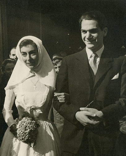 El matrimonio de Carmen Quesney y Claudio Di Girolamo