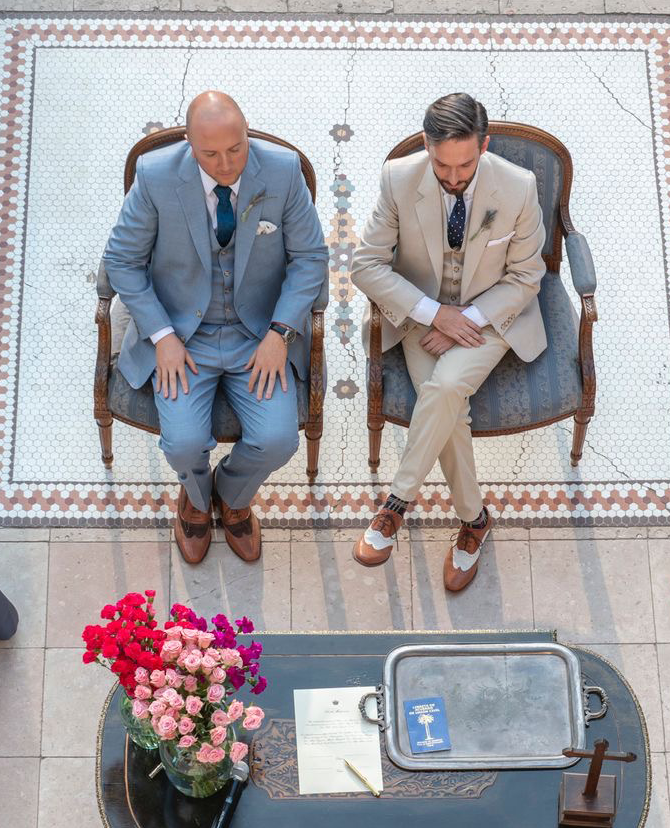 El matrimonio de Andrés Guzmán y Pablo Blanco