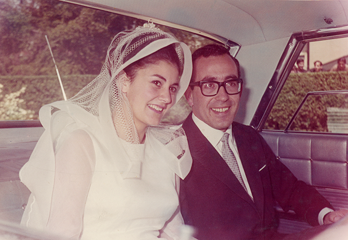 Años ´60: El matrimonio de Edmundo Pérez Yoma y Paz Vergara Larraín